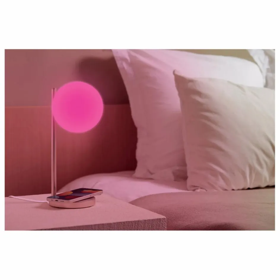 Lexon Luminaires*Lampe de bureau LED et support de chargement Bubble |