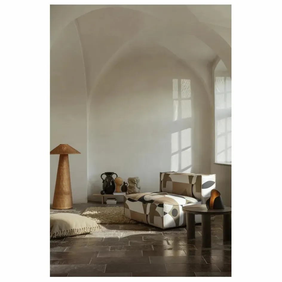 Ferm Living Lampe Dou en rotin| Luminaires