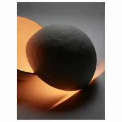 Serax Lampe Earth ronde en papier maché | Blanc