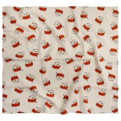 Bobo Choses Lange Coton Bio Tambours || Couvertures Et Plaids|Linge De Lit Bébé