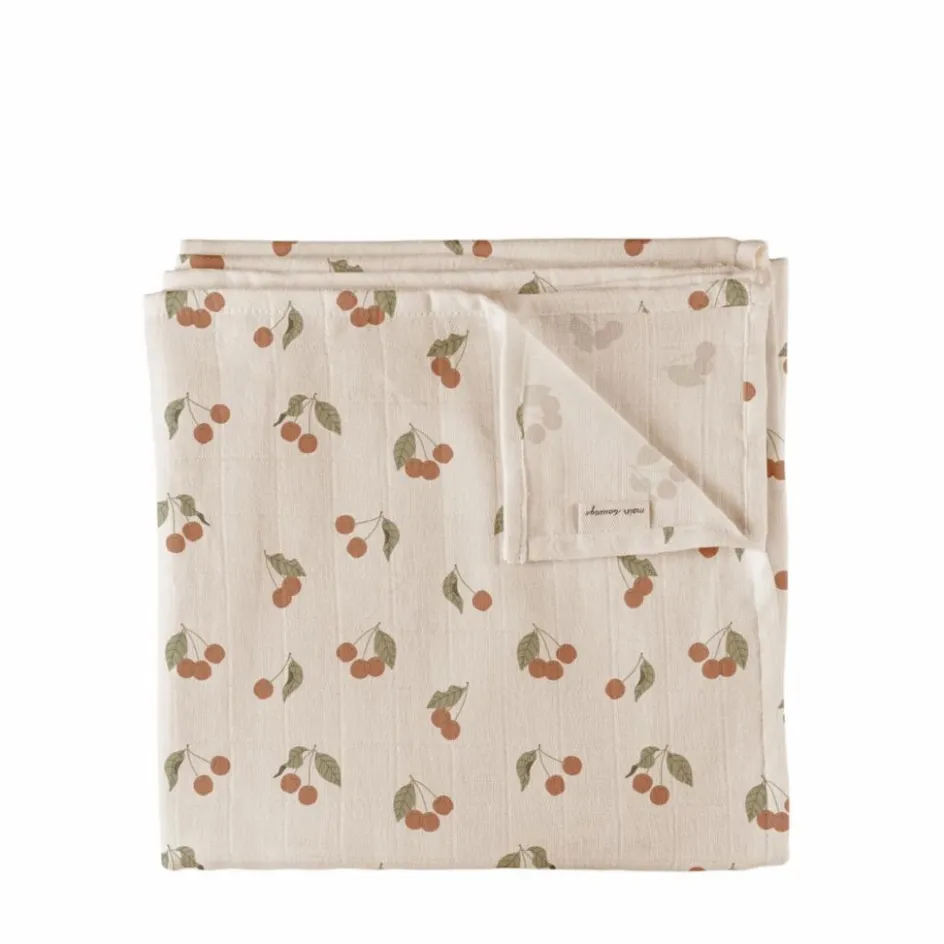 Best Main Sauvage Lange d'emmaillotage Cherry | Beige