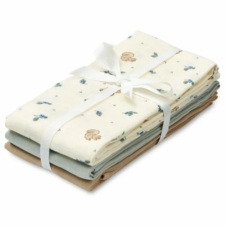Cam Cam Langes|Puériculture*Langes Blueberries - Set de 3