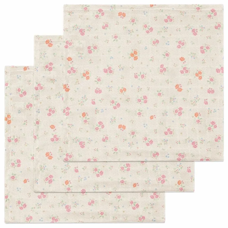 Konges Sløjd Langes en coton bio Nonoka - Set de 3 || Langes|Puériculture
