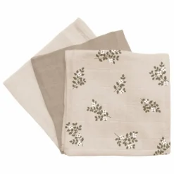 Main Sauvage Langes|Puériculture*Langes Holly Flowers - Set de 3 |