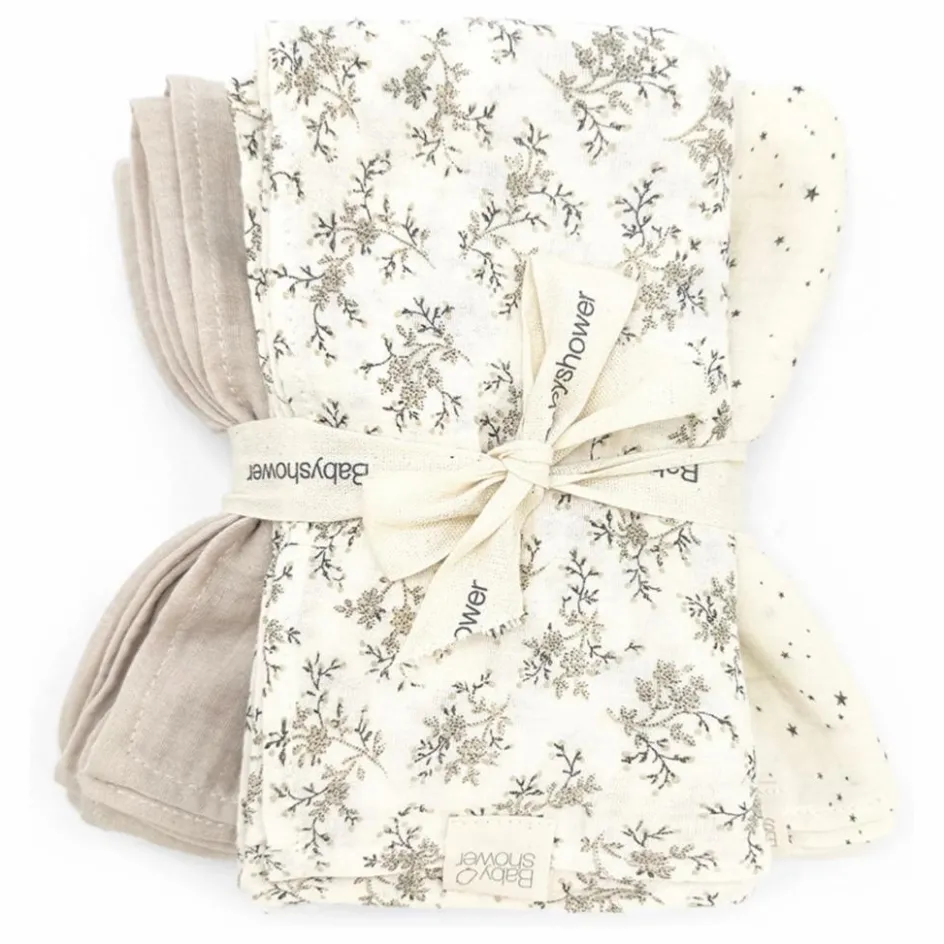 Discount Babyshower Langes Miley - Set de 3 | Ecru