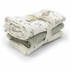 Babyshower Langes Olive - Set de 3 || Langes|Puériculture