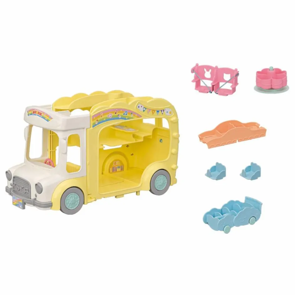 Sylvanian Families Maisons De Poupées*Le bus et sa cour de récréation