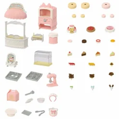 Outlet Sylvanian Families Le coffret pâtisserie Multicolore