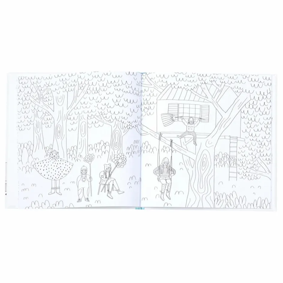 Maison Eliza Le coloriage des familles - x Smallable| Livres Jeunesse|Livres