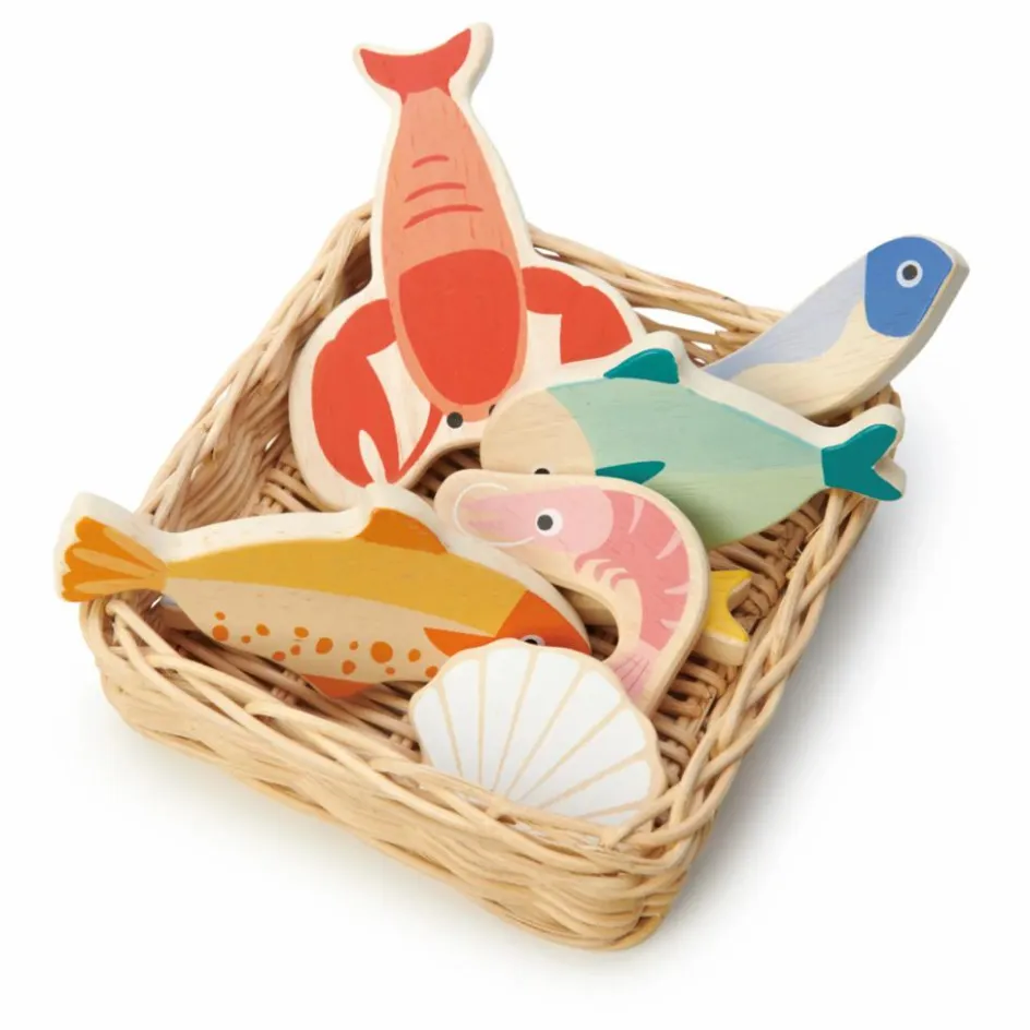 Outlet Tender Leaf Toys Le panier du marché Fruits de Mer Multicolore