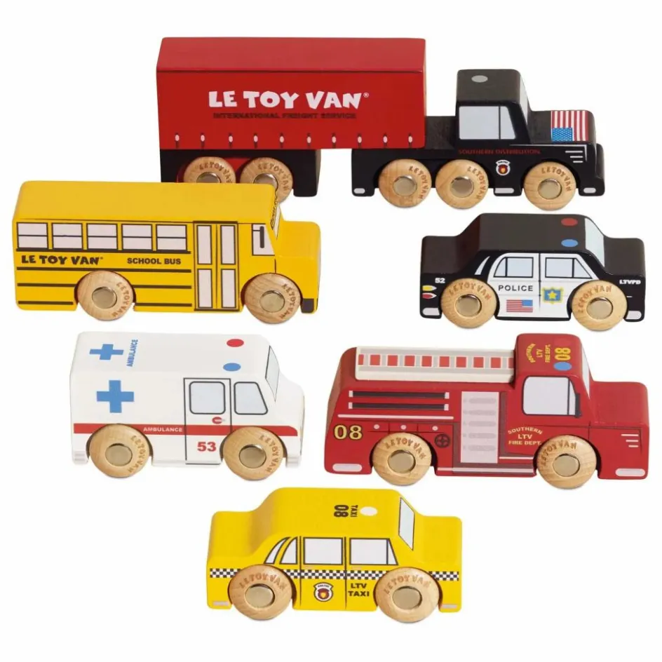Le Toy Van Garages, Circuits*Le Set de Voitures de New York