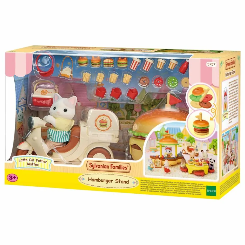 Hot Sylvanian Families Le stand de hamburgers Multicolore
