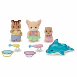 Sylvanian Families Maisons De Poupées*Le trio des bébés à la piscine