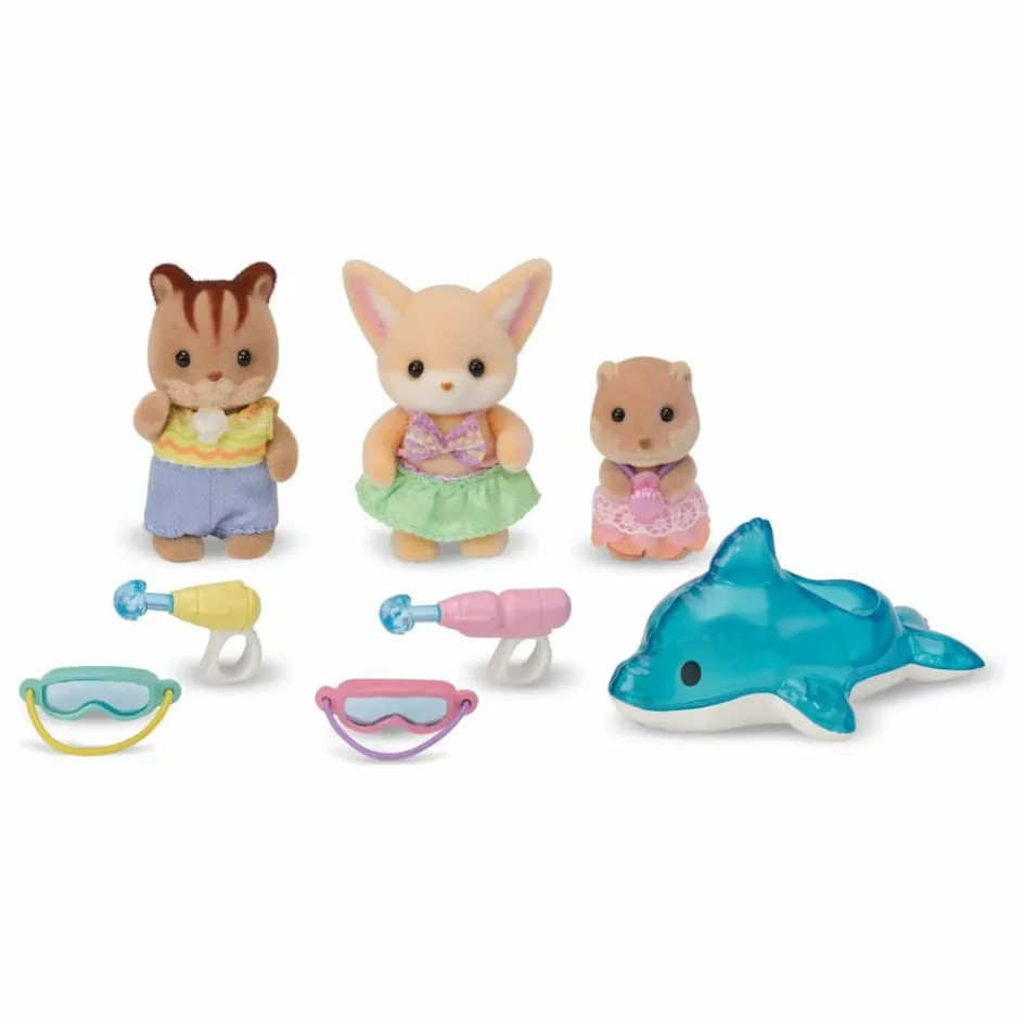 Sylvanian Families Maisons De Poupées*Le trio des bébés à la piscine