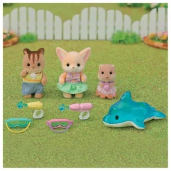 Sylvanian Families Maisons De Poupées*Le trio des bébés à la piscine