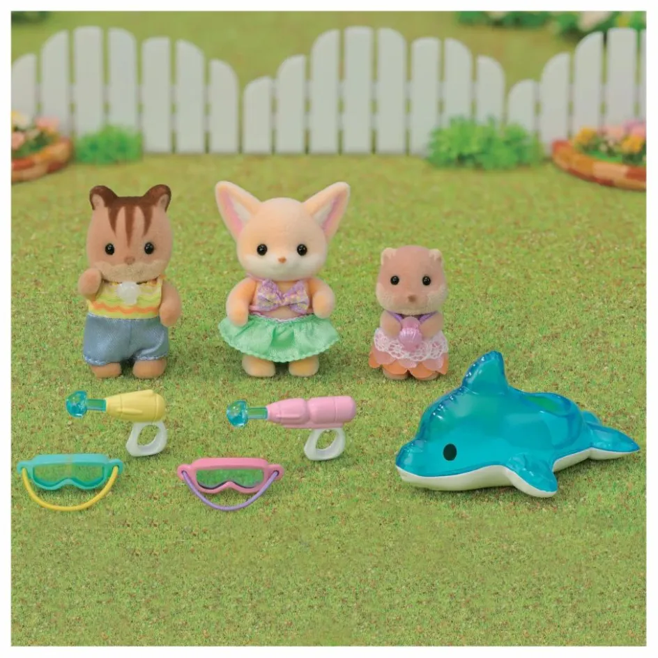 Sylvanian Families Maisons De Poupées*Le trio des bébés à la piscine