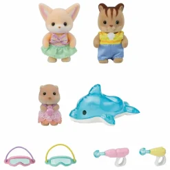Sylvanian Families Maisons De Poupées*Le trio des bébés à la piscine