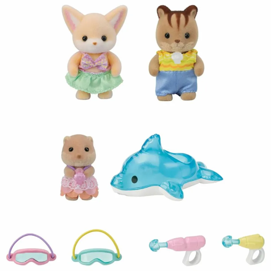 Sylvanian Families Maisons De Poupées*Le trio des bébés à la piscine