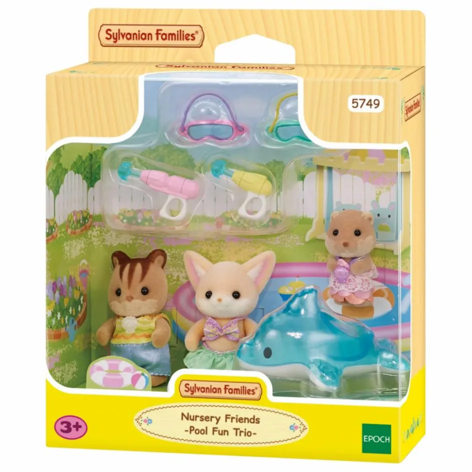 Sylvanian Families Maisons De Poupées*Le trio des bébés à la piscine