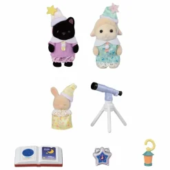 Sylvanian Families Le trio des bébés pyjama party| Maisons De Poupées