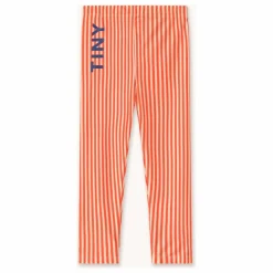 Best Tinycottons Legging Brillant Rayé | Rouge