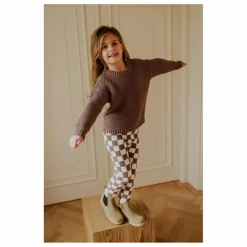 Yuki Legging Carreaux Coton Bio ||Enfant Pantalons, Joggers|Pantalons Jeggings