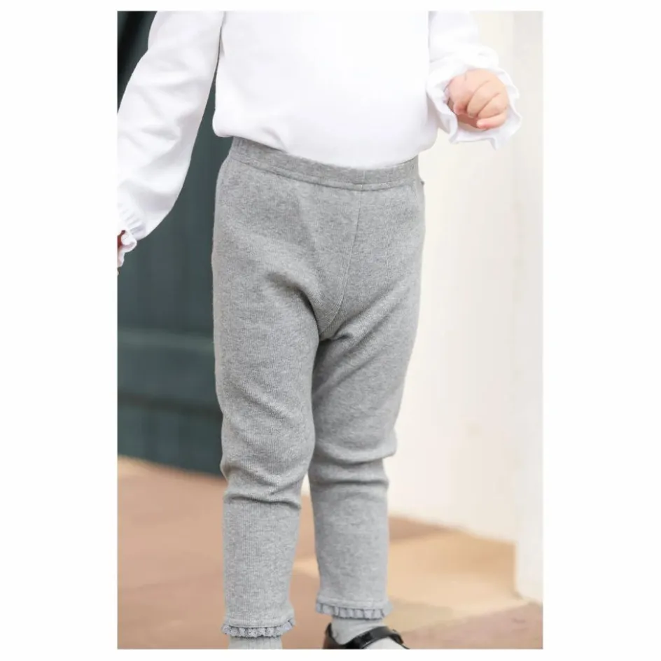 Tartine et Chocolat Legging Côtelé | Gris