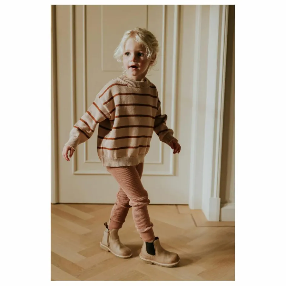 Online Yuki Legging Côtelé Coton Bio | Rose pâle