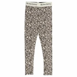 Discount the new society Legging Côtelé Léopard | Beige