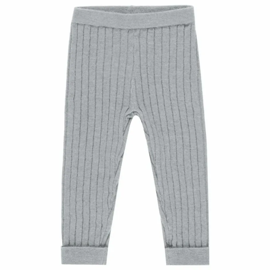 Hot Rylee + Cru Legging Côtelé Maille Mini | Bleu gris