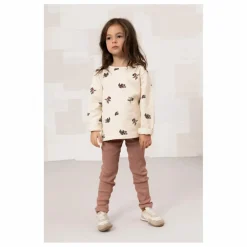 Outlet Studio Bohème Legging Côtelé Rom-Pom Coton Bio | Rose