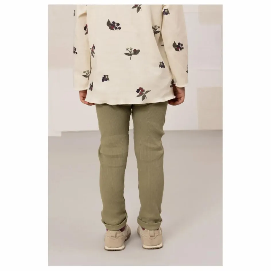 Studio Bohème Legging Côtelé Rom-Pom Coton Bio ||Enfant Pantalons, Joggers|Pantalons Jeggings