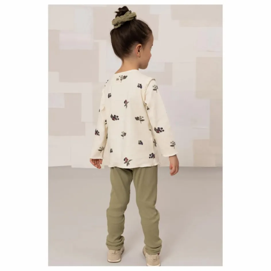Studio Bohème Legging Côtelé Rom-Pom Coton Bio ||Enfant Pantalons, Joggers|Pantalons Jeggings