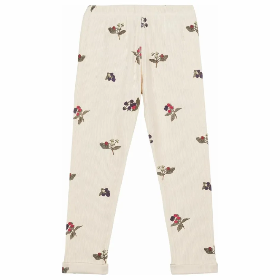 Enfant Studio Bohème Pantalons, Joggers|Pantalons Jeggings*Legging Côtelé Rom-Pom Mûres Coton Bio |