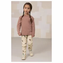 Enfant Studio Bohème Pantalons, Joggers|Pantalons Jeggings*Legging Côtelé Rom-Pom Mûres Coton Bio |
