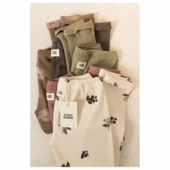 Enfant Studio Bohème Pantalons, Joggers|Pantalons Jeggings*Legging Côtelé Rom-Pom Mûres Coton Bio |