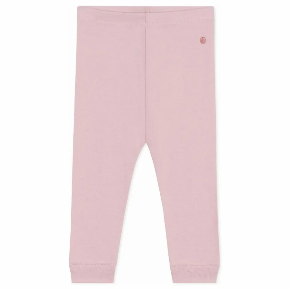 Best Petit Bateau Legging Elastiqué Coton Bio | Rose