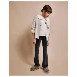 Enfant Búho Pantalons Jeggings*Legging Flare Velours Coton Bio |