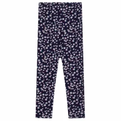 New Petit Bateau Legging Fleuri | Bleu marine