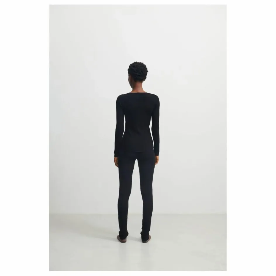 FUB Legging Laine Mérinos - Collection Femme | Noir