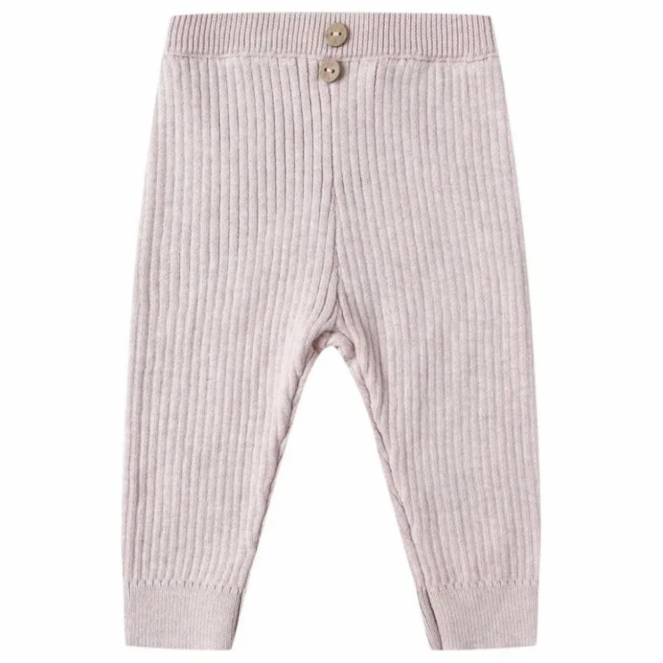 Enfant Quincy Mae Pantalons Jeggings|Leggings, Pantalons*Legging Maille Côtelée Bio | Lilas