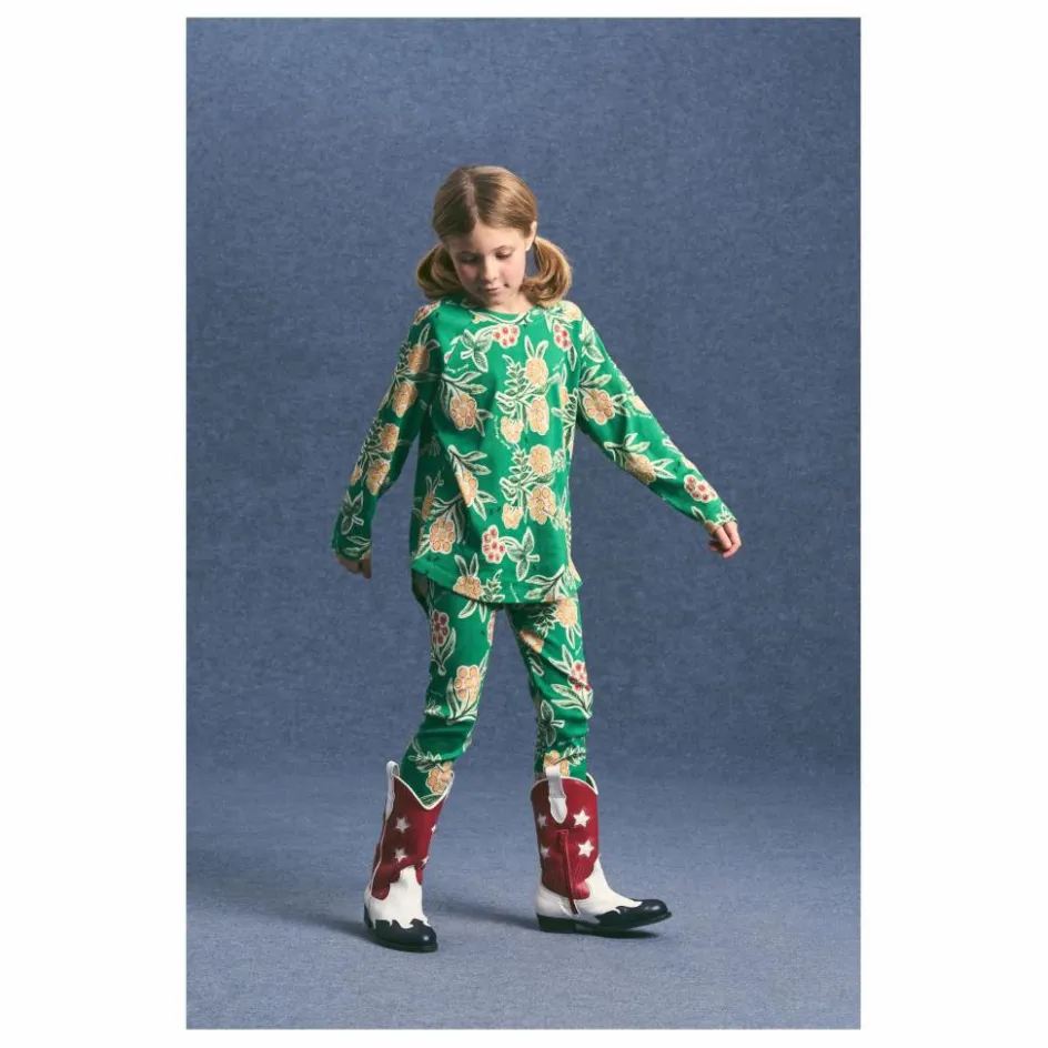 Clearance Maison Mangostan Legging Mimosas | Vert