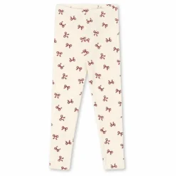 Clearance Legging Minnie Nœuds Pointelle Coton Bio | Enfant Pantalons Jeggings|Leggings, Pantalons