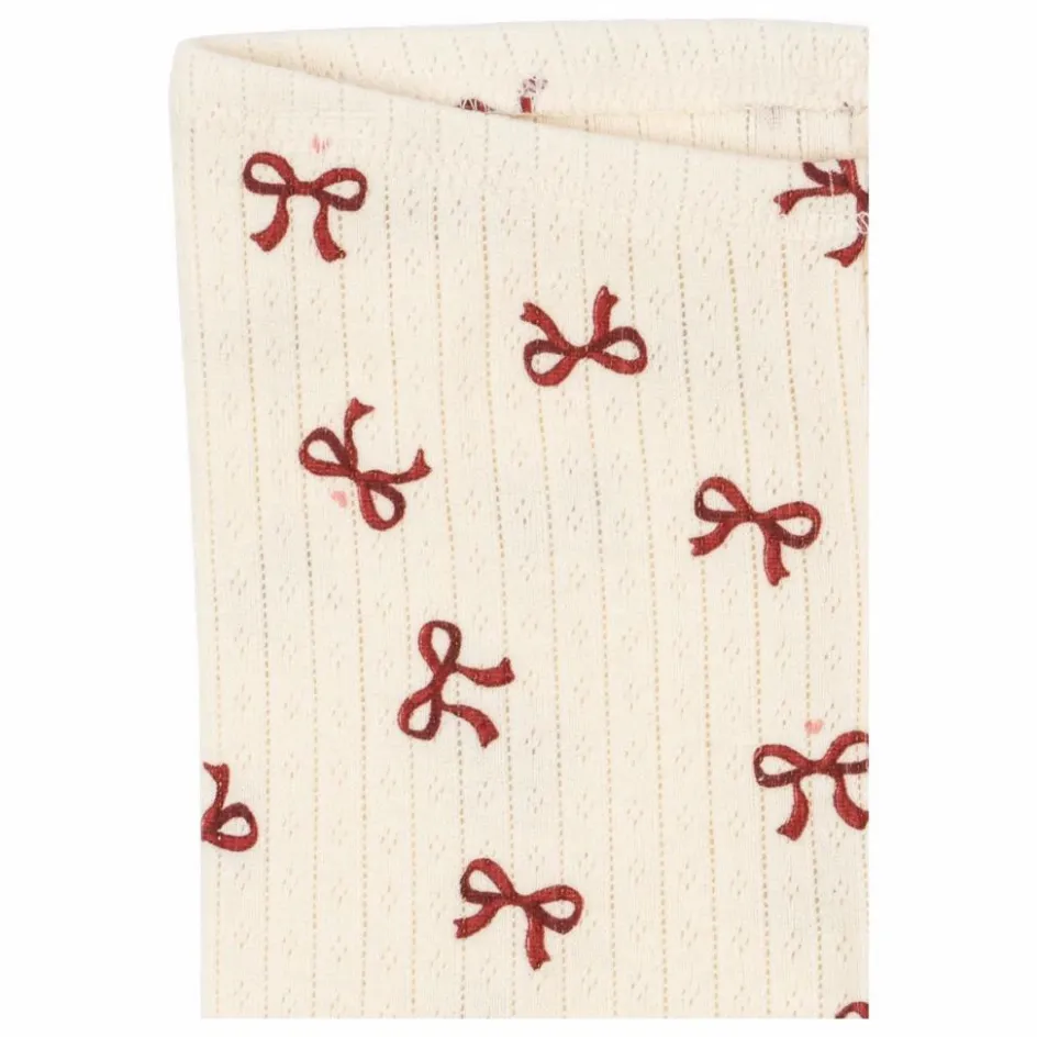Clearance Legging Minnie Nœuds Pointelle Coton Bio | Enfant Pantalons Jeggings|Leggings, Pantalons
