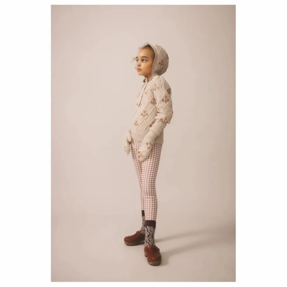 New Soor Ploom Legging Stretch Vichy Coton Bio | Bois de rose