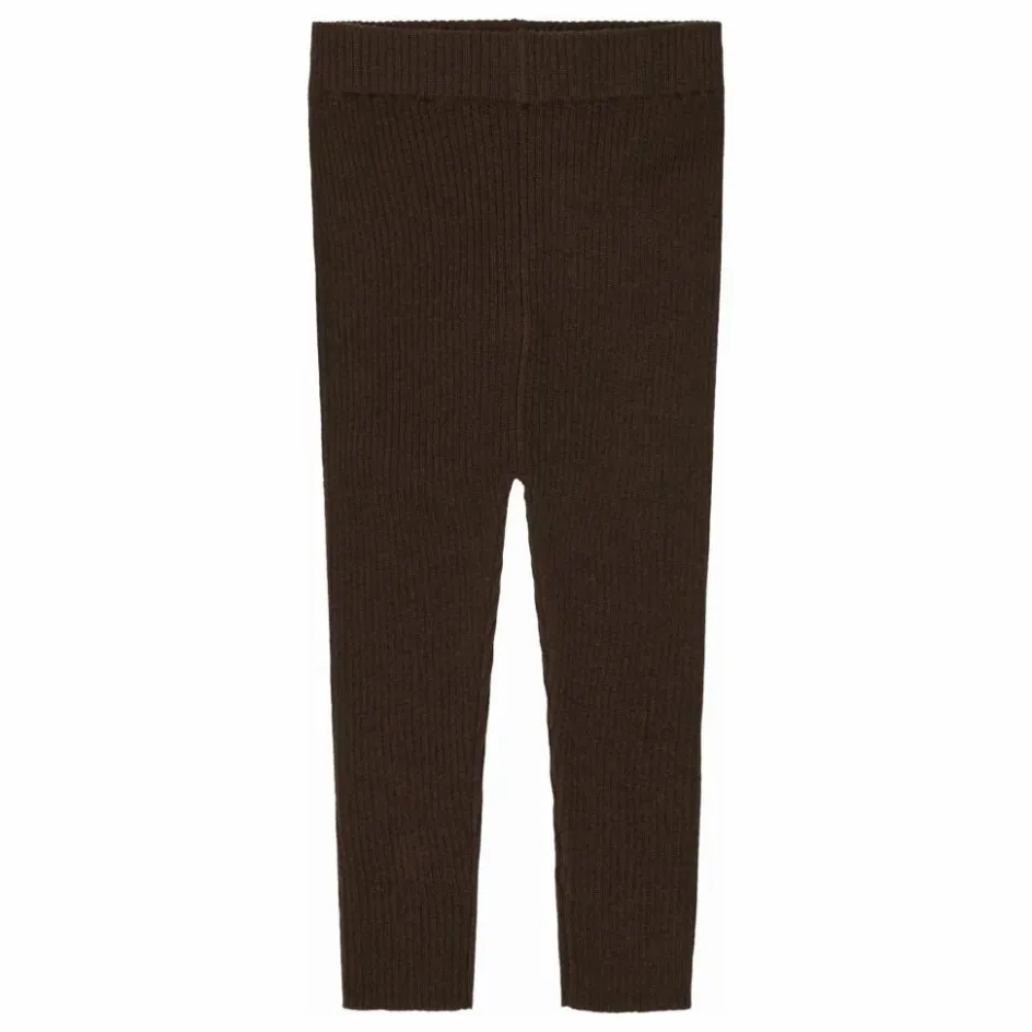 Sale FUB Legging Uni Laine de Mérinos | Marron