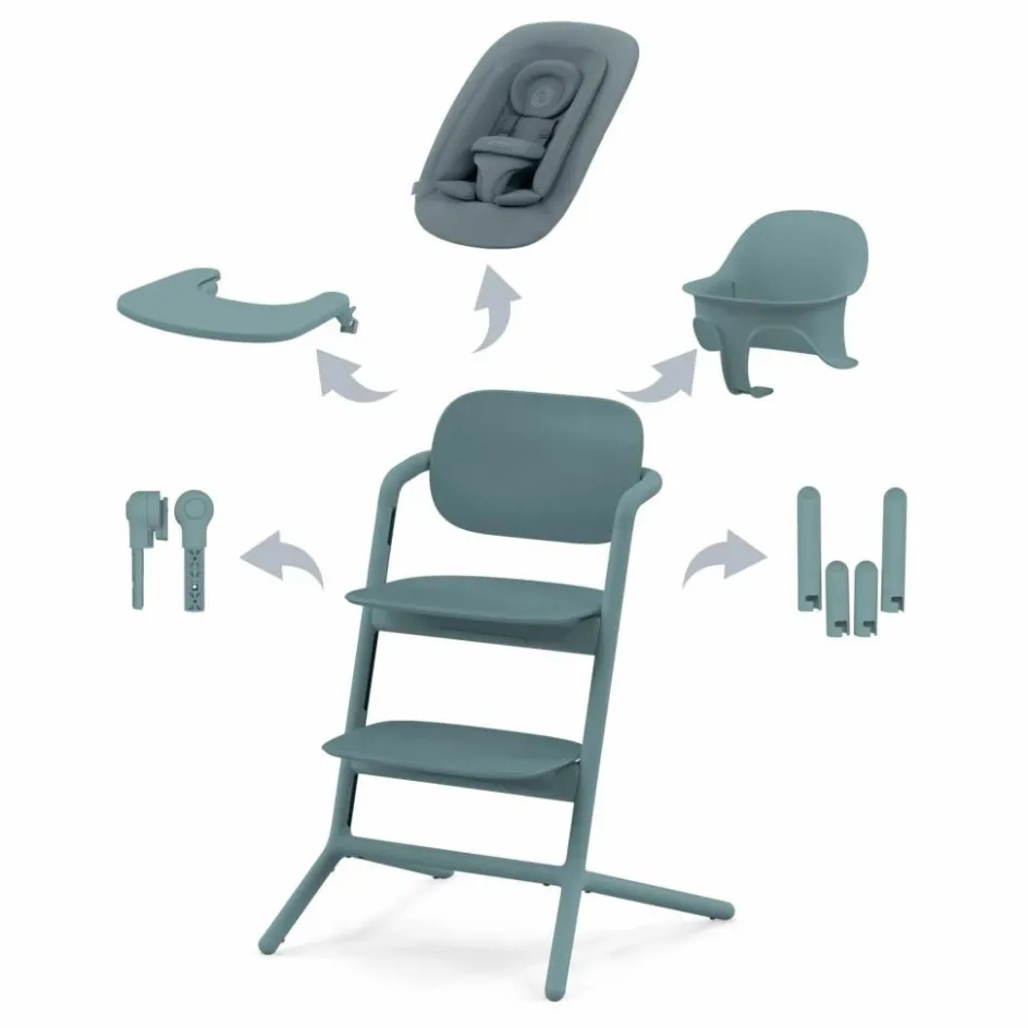 Hot Lemo - Chaise haute 4 en 1 | Chaises Hautes|Chaises Hautes, Transats