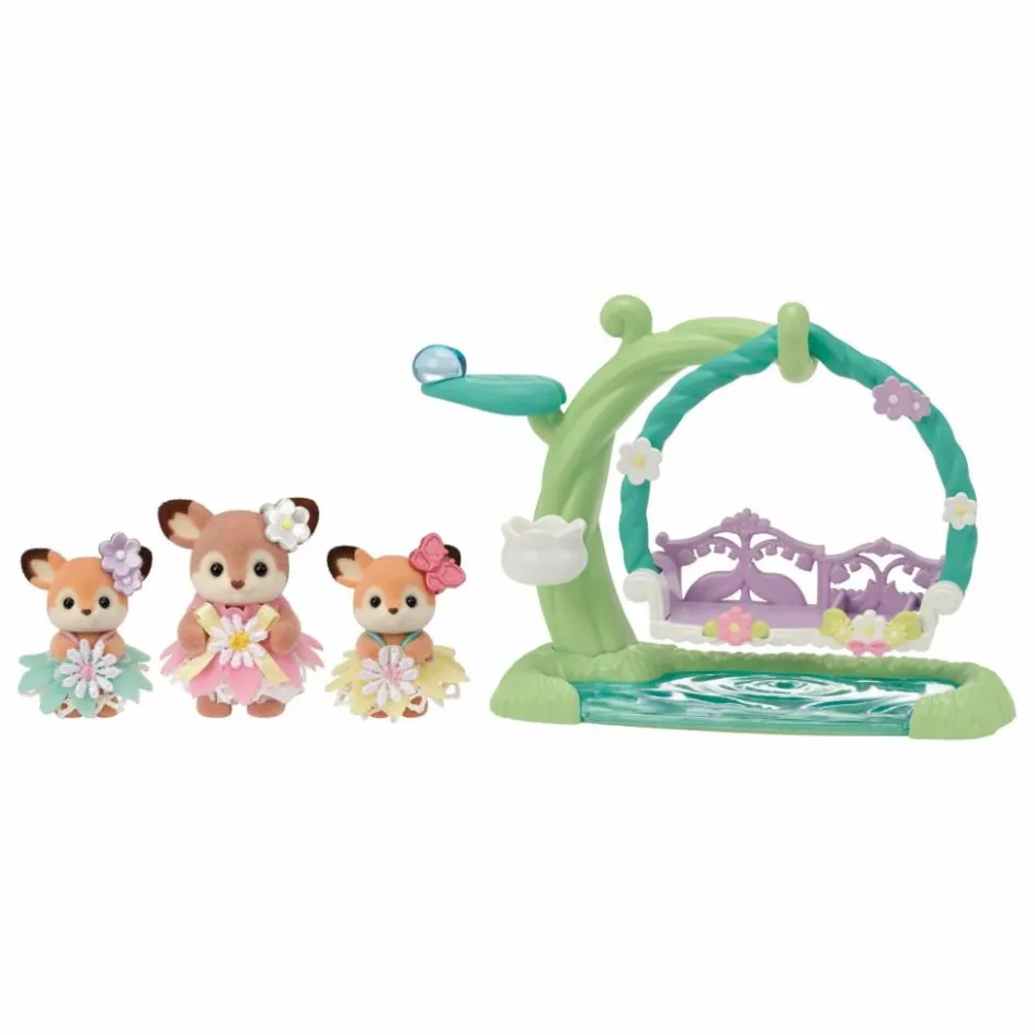 Sylvanian Families Les bébés Biche et balancelle| Maisons De Poupées