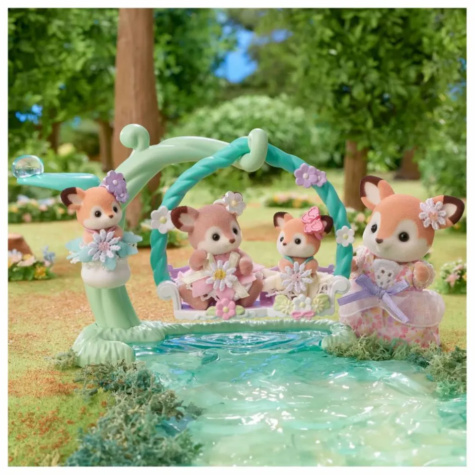 Sylvanian Families Les bébés Biche et balancelle| Maisons De Poupées