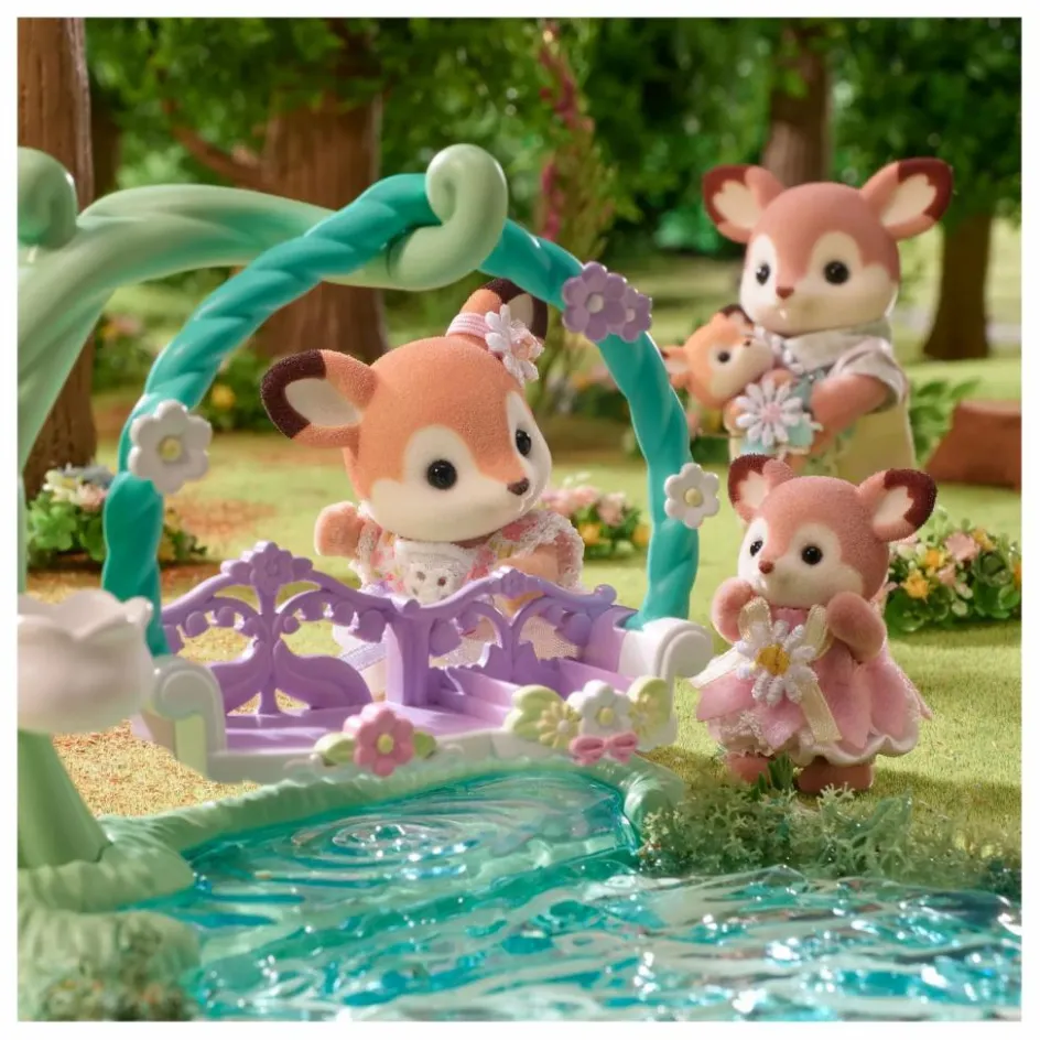 Sylvanian Families Les bébés Biche et balancelle| Maisons De Poupées